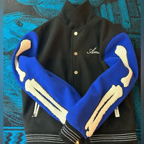 Amiri Bones Varsity Jacket - Picture 1 of 5